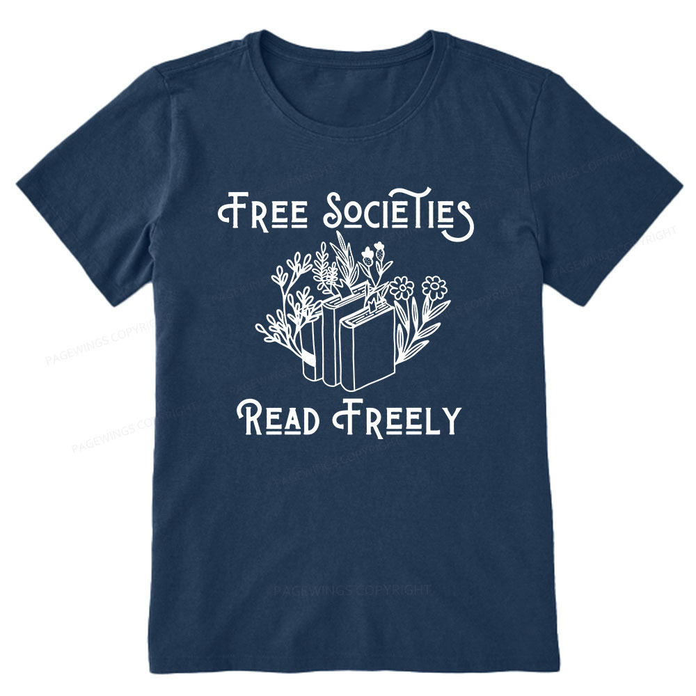 Pagewings Free Societies Read Freely Shirt Unisex Classic T-shirt