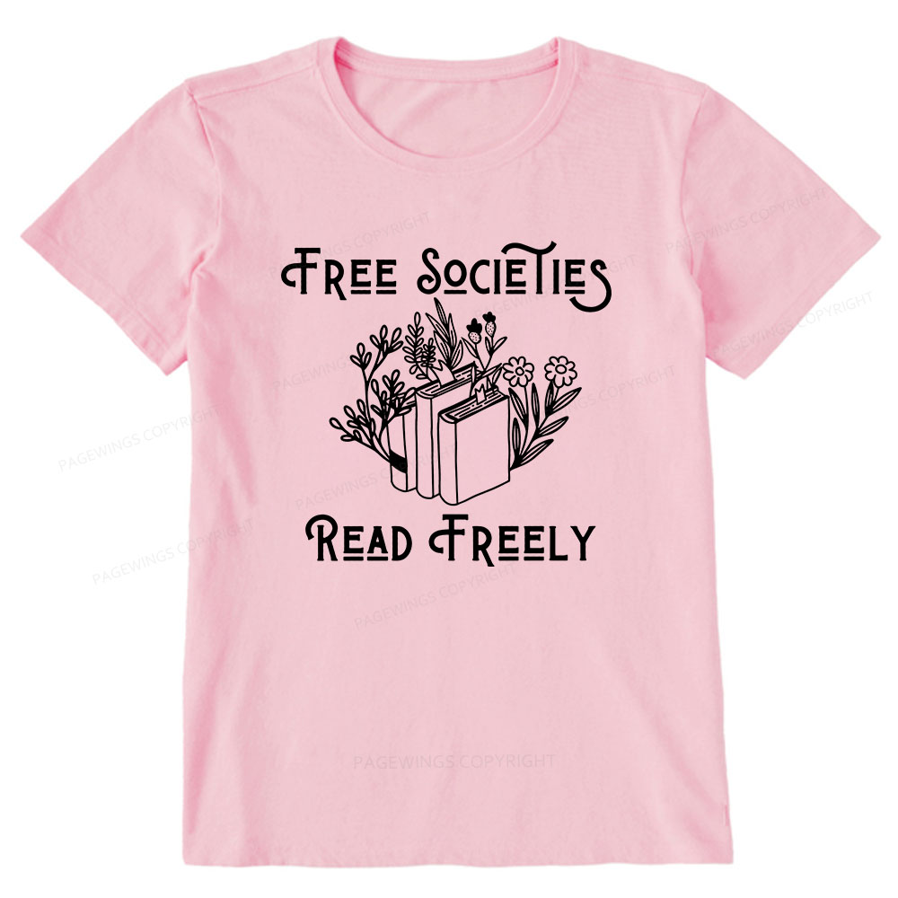 Pagewings Free Societies Read Freely Shirt Unisex Classic T-shirt