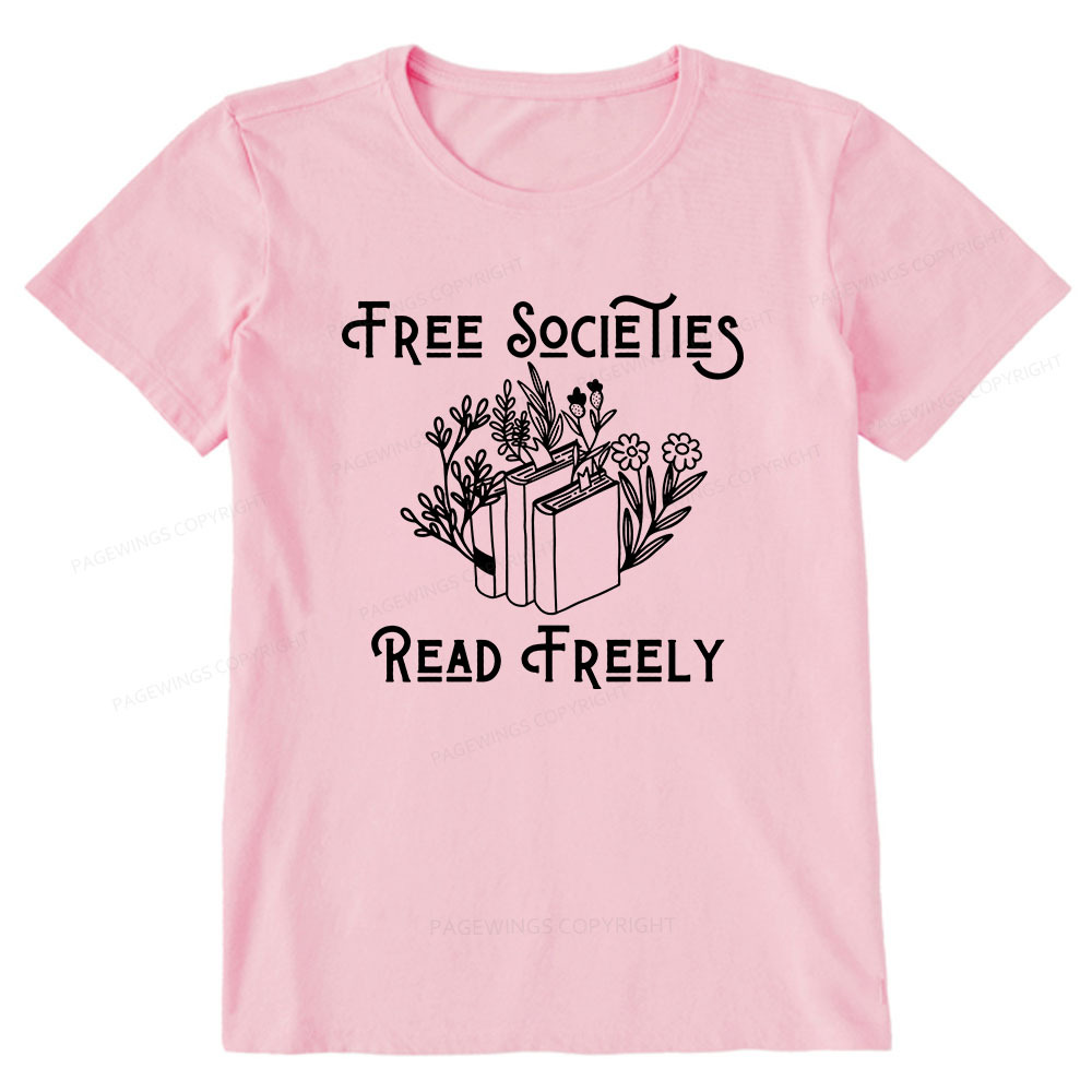 Pagewings Free Societies Read Freely Shirt Unisex Classic T-shirt