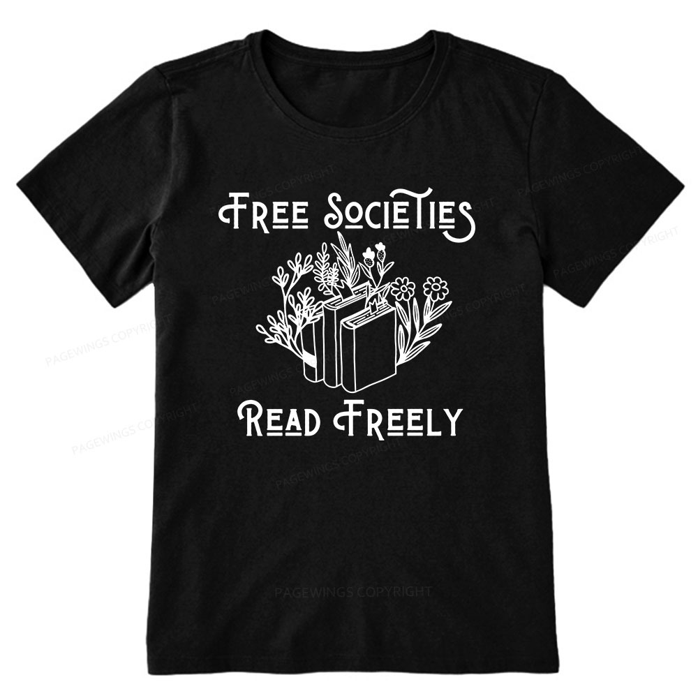 Pagewings Free Societies Read Freely Shirt Unisex Classic T-shirt