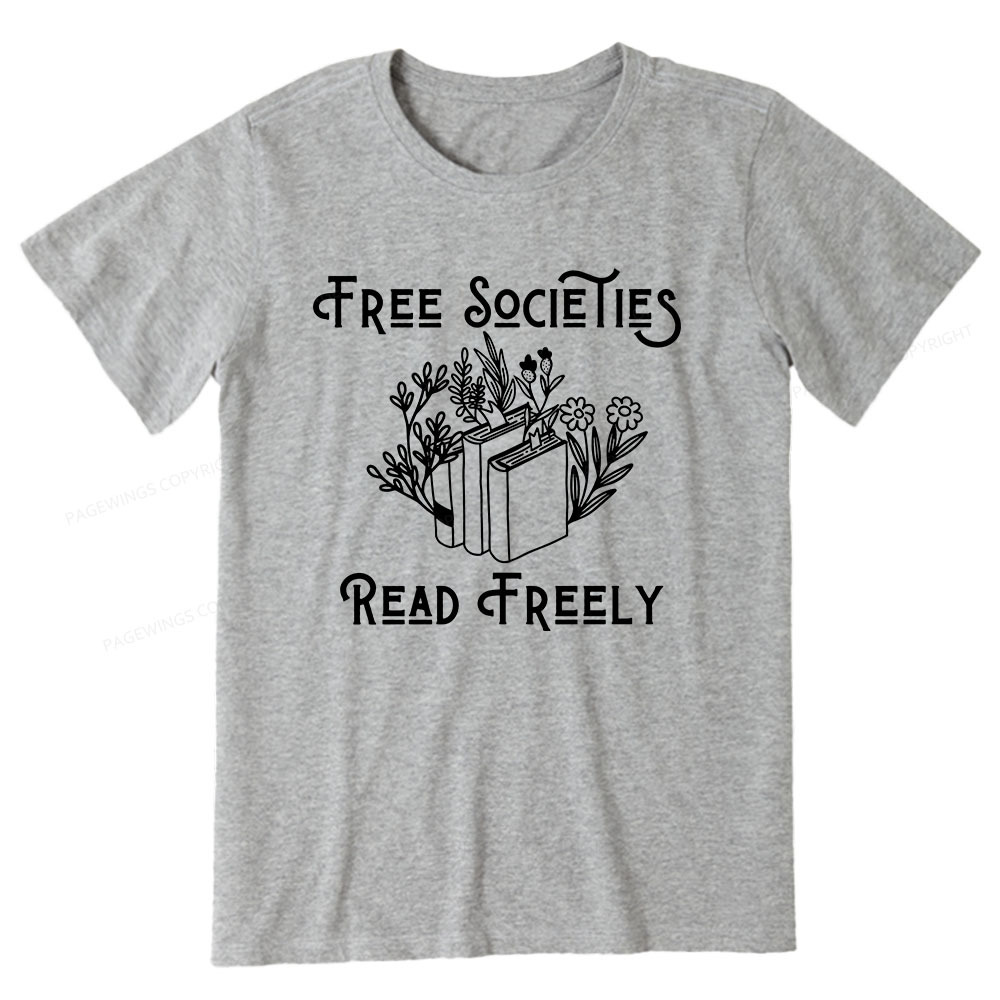 Pagewings Free Societies Read Freely Shirt Unisex Classic T-shirt