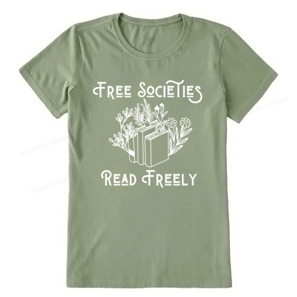 Pagewings Free Societies Read Freely Shirt Unisex Classic T-shirt