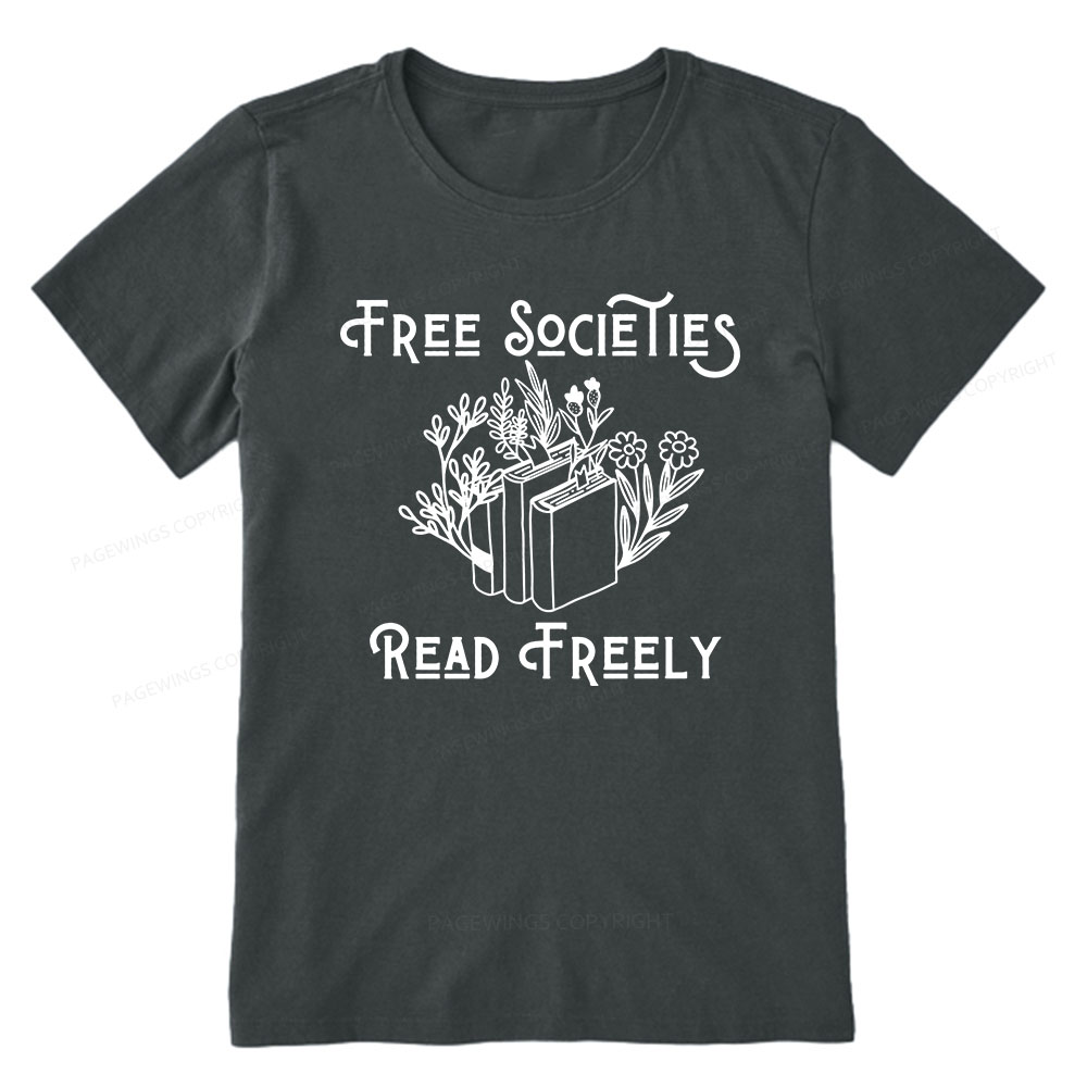 Pagewings Free Societies Read Freely Shirt Unisex Classic T-shirt