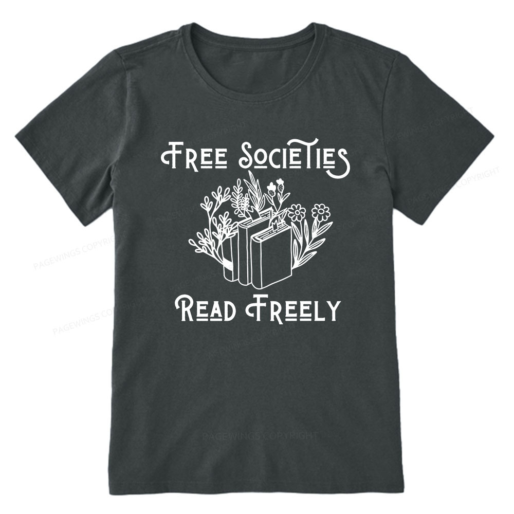 Pagewings Free Societies Read Freely Shirt Unisex Classic T-shirt