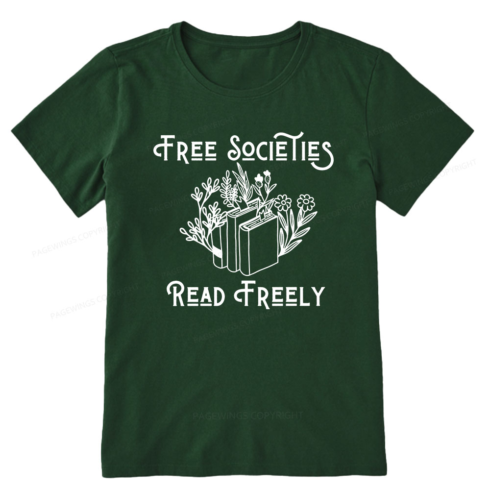 Pagewings Free Societies Read Freely Shirt Unisex Classic T-shirt