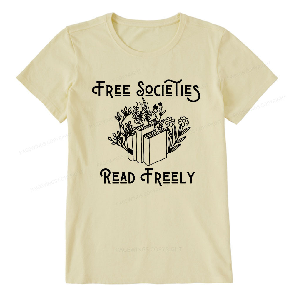 Pagewings Free Societies Read Freely Shirt Unisex Classic T-shirt