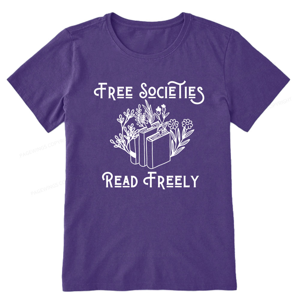 Pagewings Free Societies Read Freely Shirt Unisex Classic T-shirt