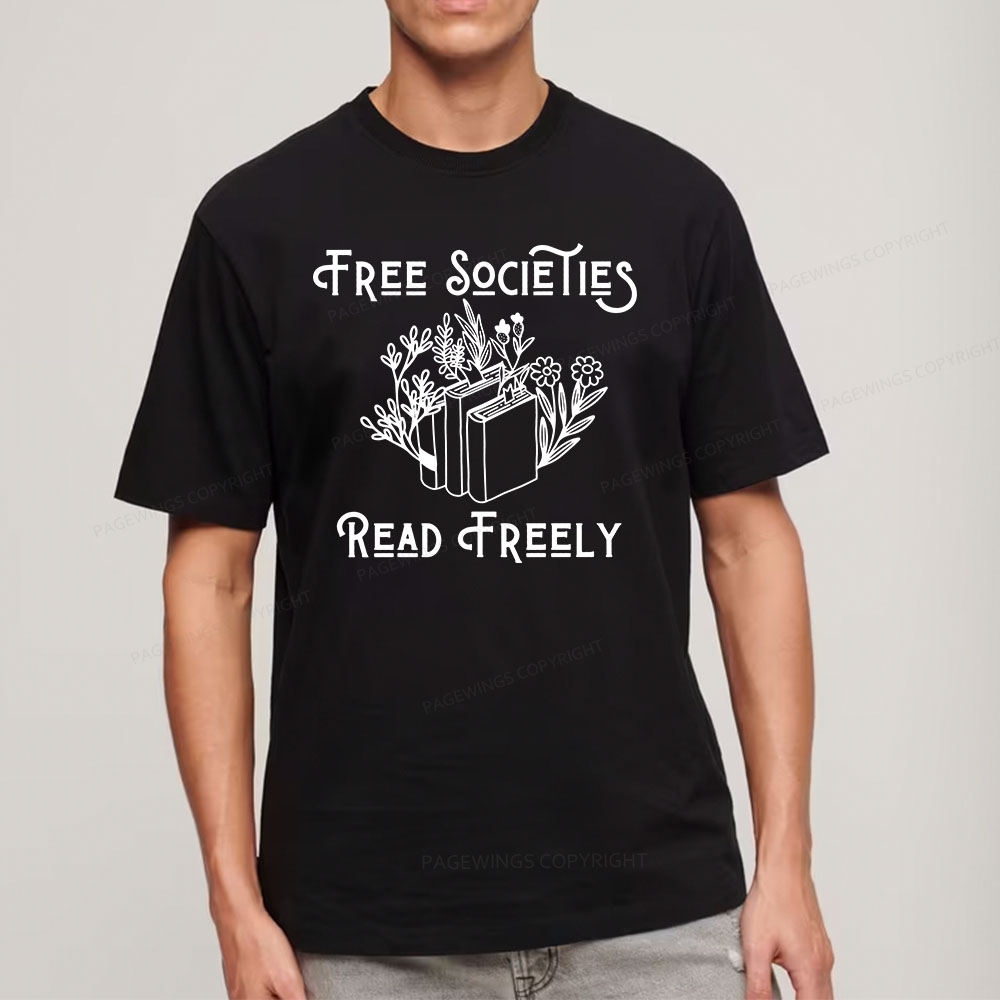 Pagewings Free Societies Read Freely Shirt Unisex Classic T-shirt