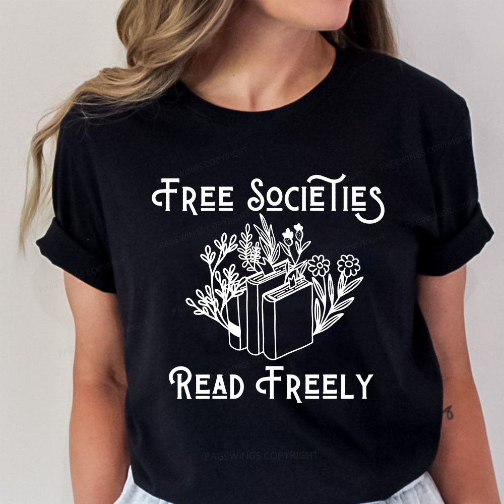 Pagewings Free Societies Read Freely Shirt Unisex Classic T-shirt