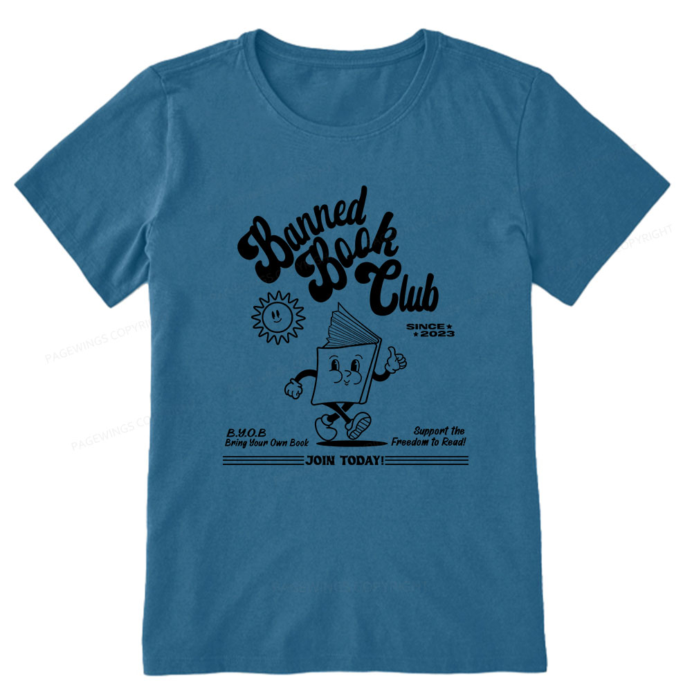 Pagewings Read Banned Books Unisex Classic T-shirt