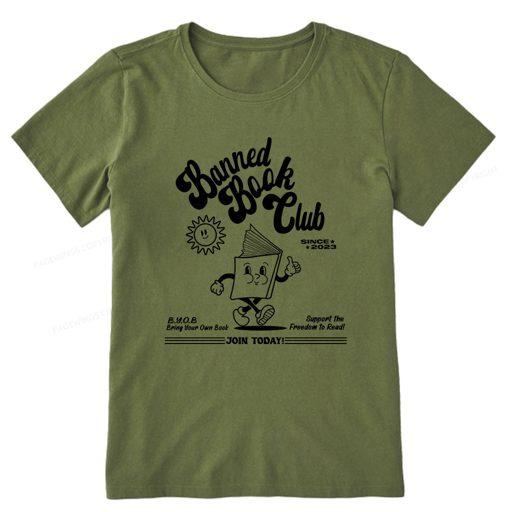 Pagewings Read Banned Books Unisex Classic T-shirt