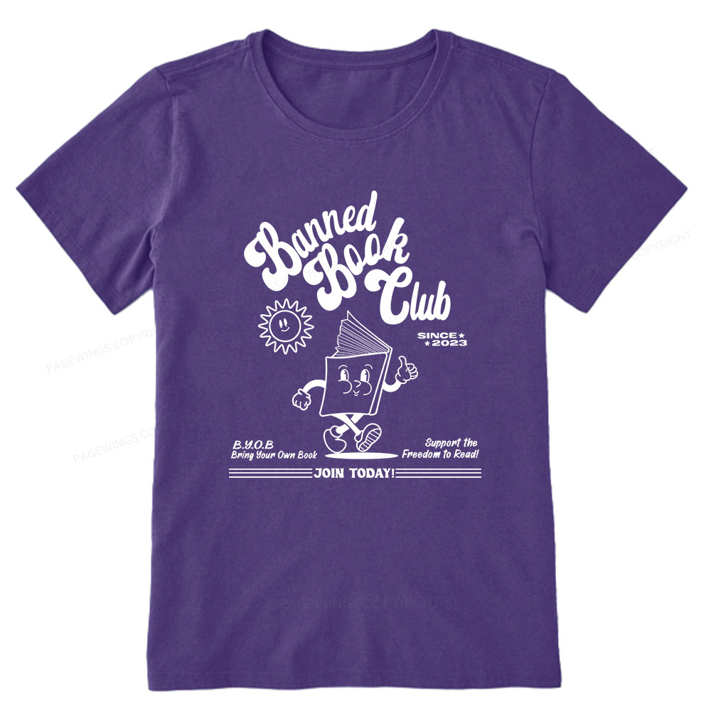 Pagewings Read Banned Books Unisex Classic T-shirt