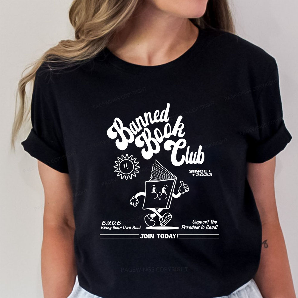 Pagewings Read Banned Books Unisex Classic T-shirt