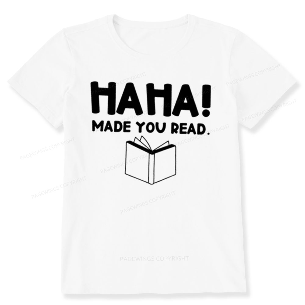 Pagewings Made You Read Unisex Classic T-shirt