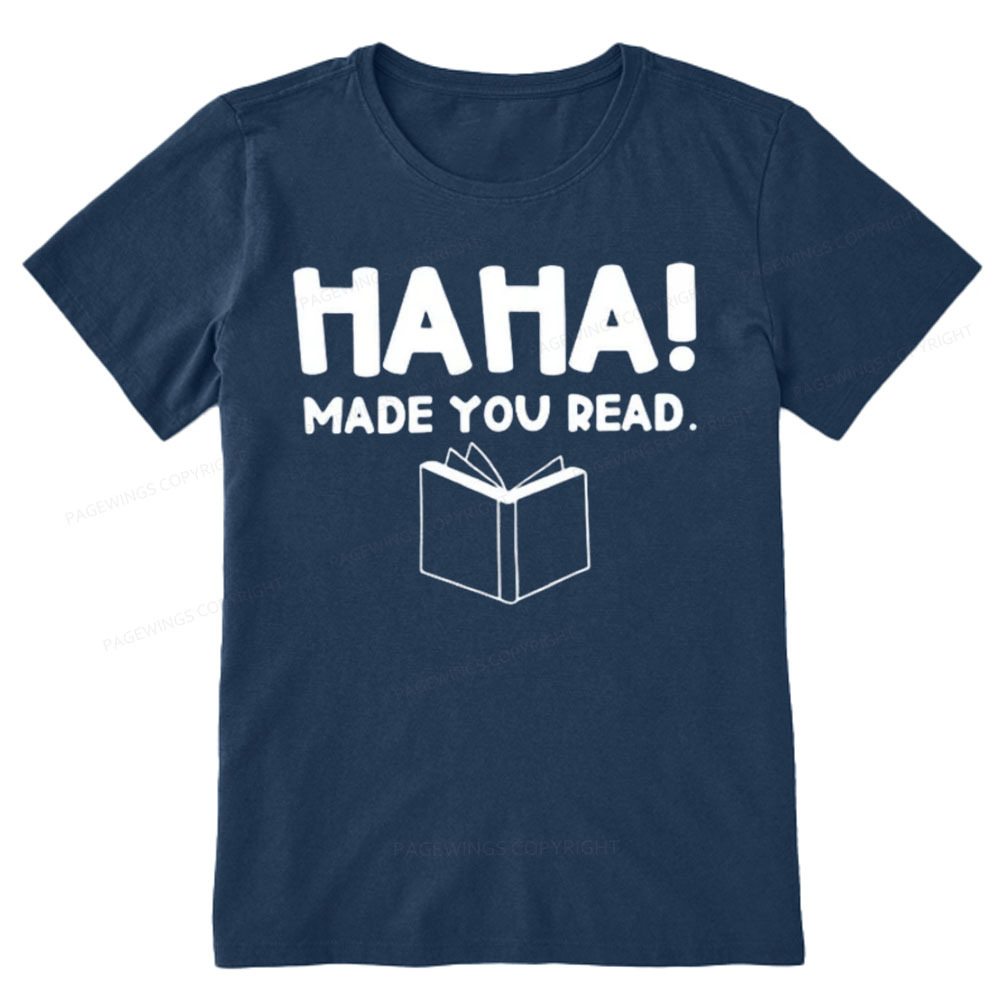 Pagewings Made You Read Unisex Classic T-shirt