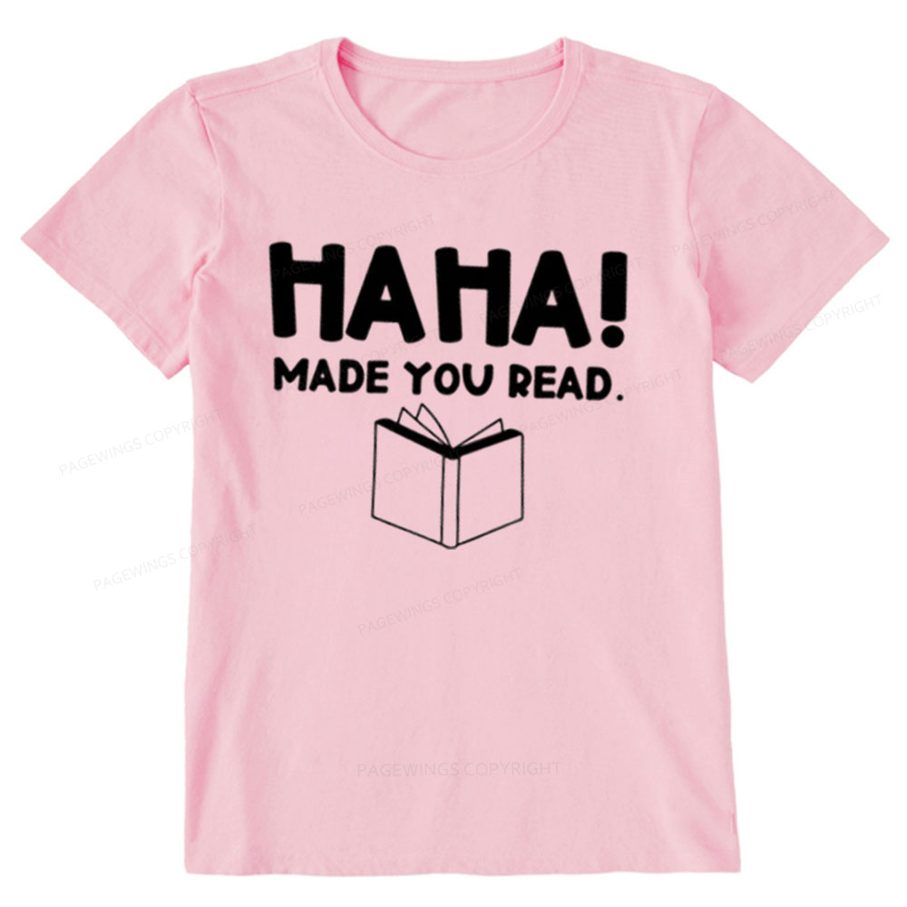 Pagewings Made You Read Unisex Classic T-shirt