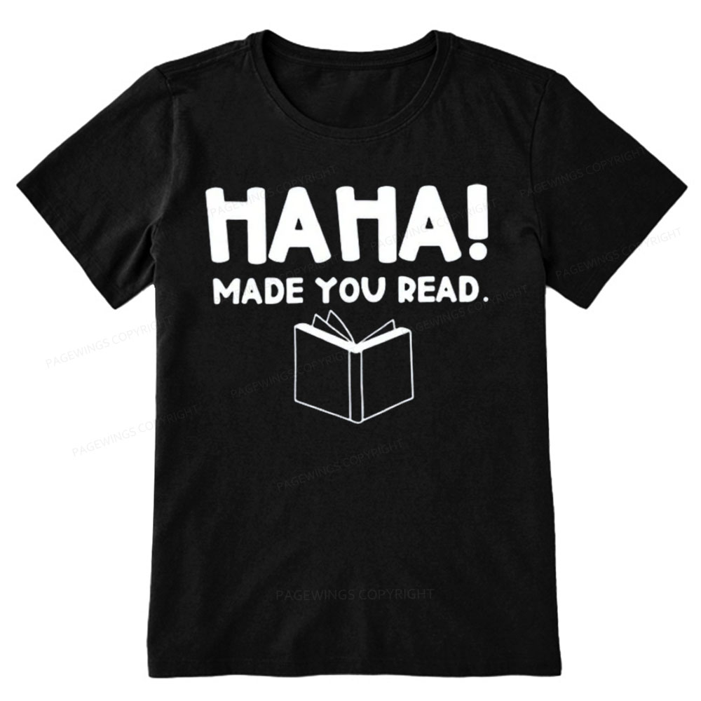 Pagewings Made You Read Unisex Classic T-shirt