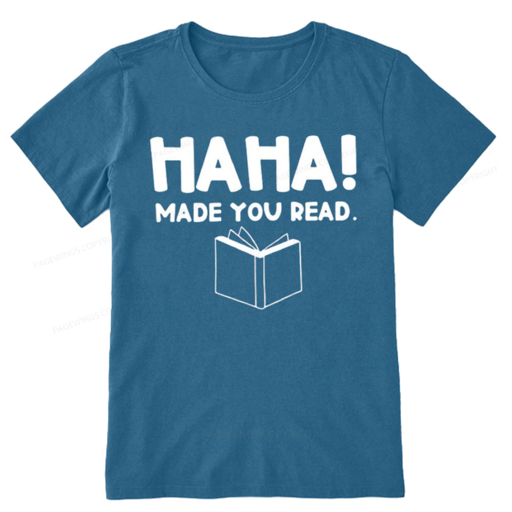 Pagewings Made You Read Unisex Classic T-shirt