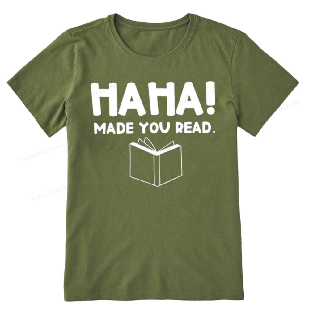 Pagewings Made You Read Unisex Classic T-shirt