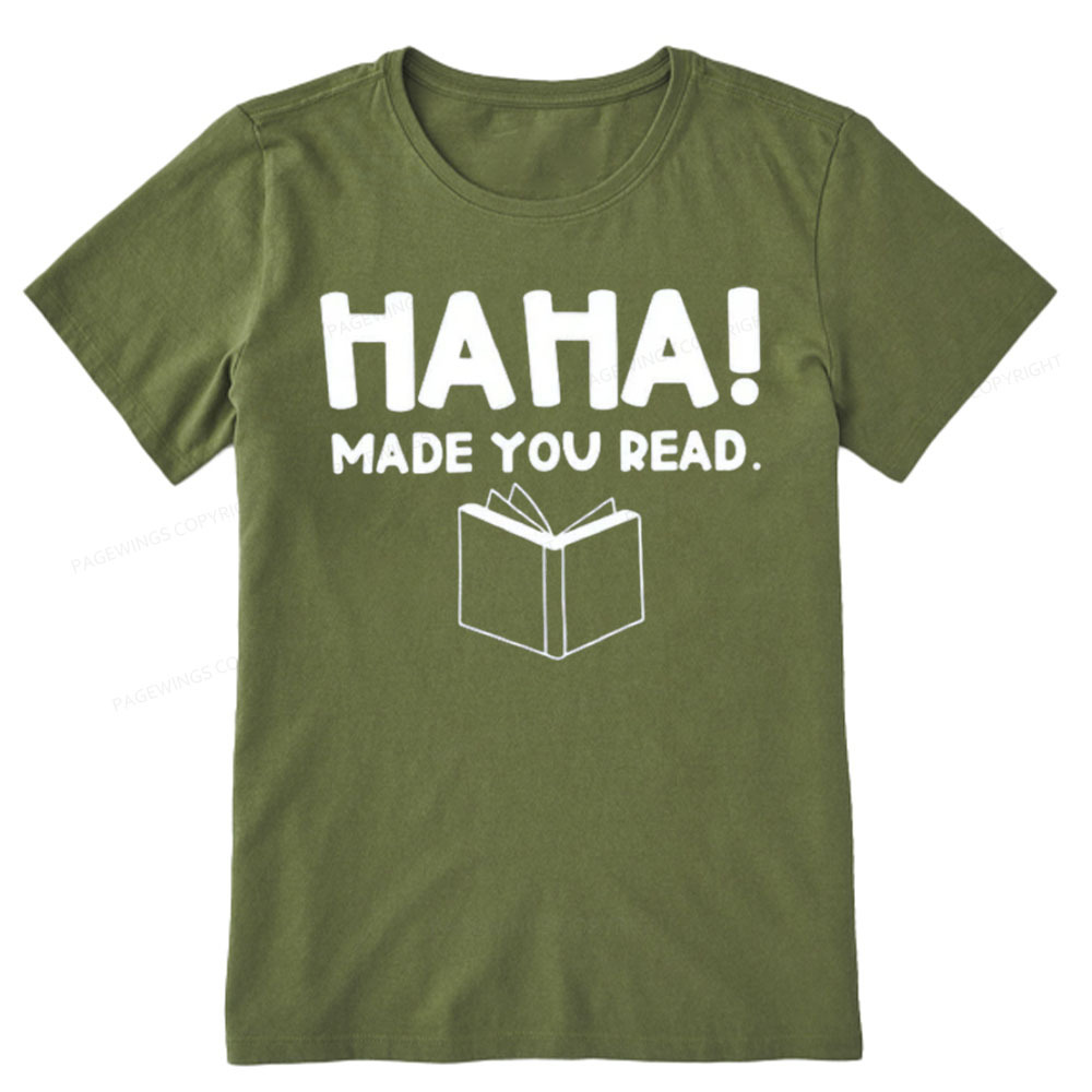 Pagewings Made You Read Unisex Classic T-shirt