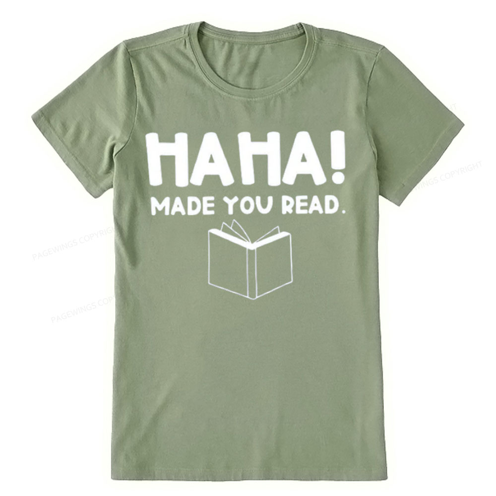 Pagewings Made You Read Unisex Classic T-shirt