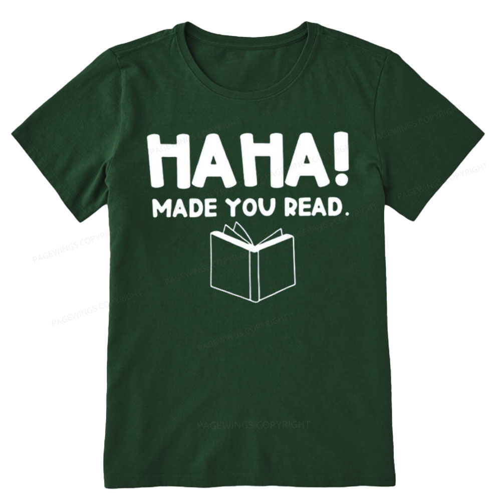 Pagewings Made You Read Unisex Classic T-shirt