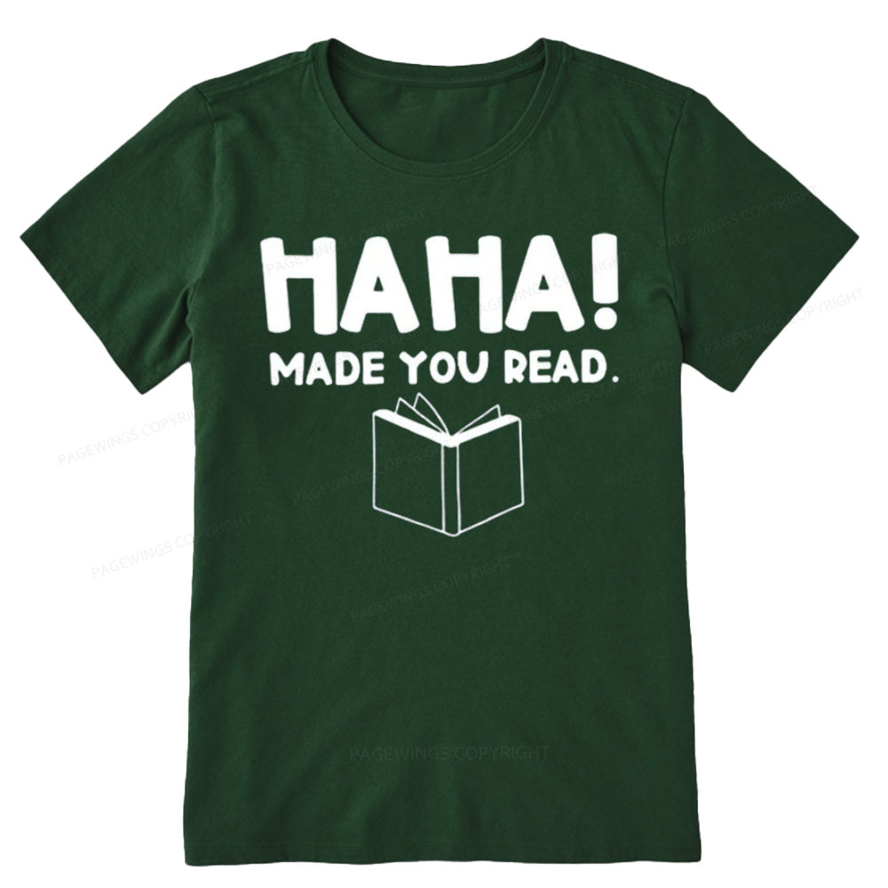 Pagewings Made You Read Unisex Classic T-shirt