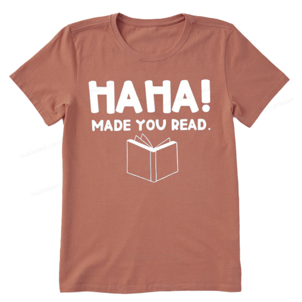Pagewings Made You Read Unisex Classic T-shirt