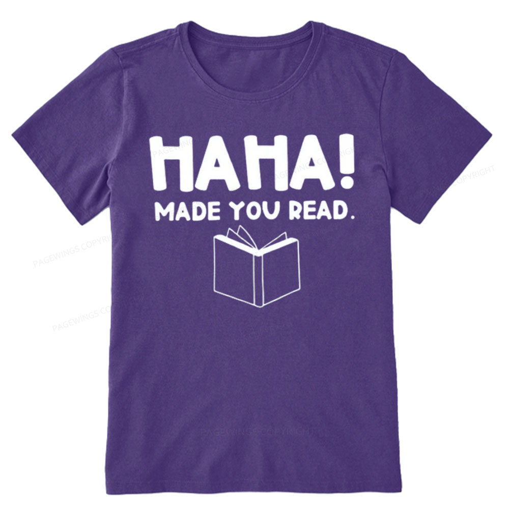 Pagewings Made You Read Unisex Classic T-shirt