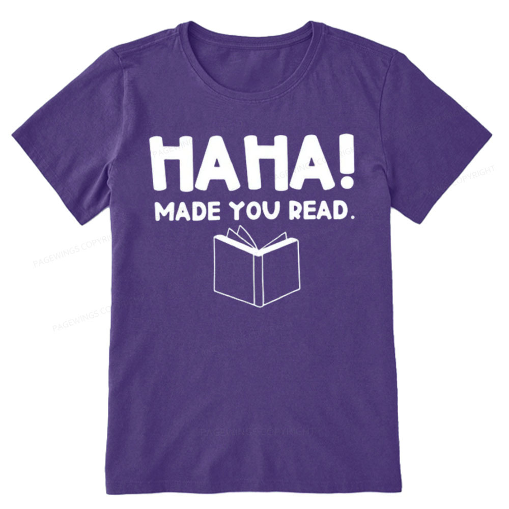 Pagewings Made You Read Unisex Classic T-shirt