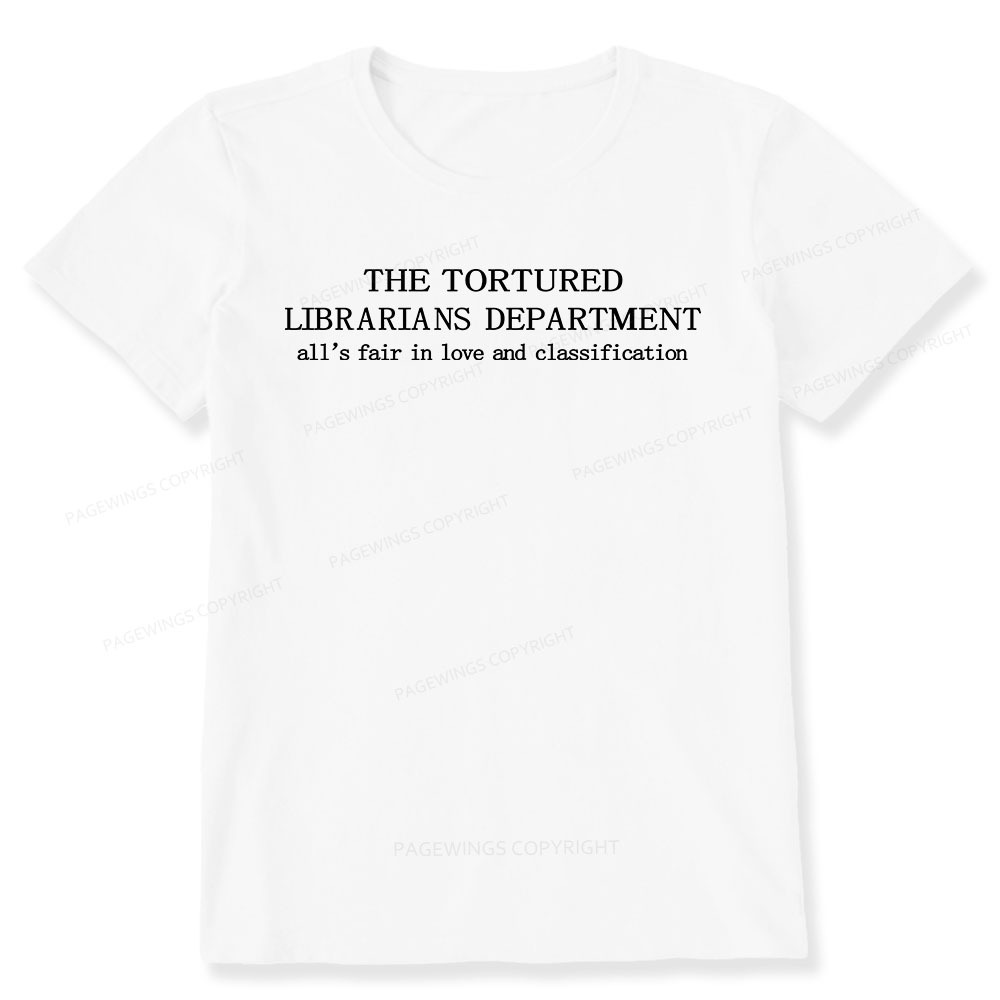 Pagewings The Tortured Librarians Departmen Unisex Classic T-shirt
