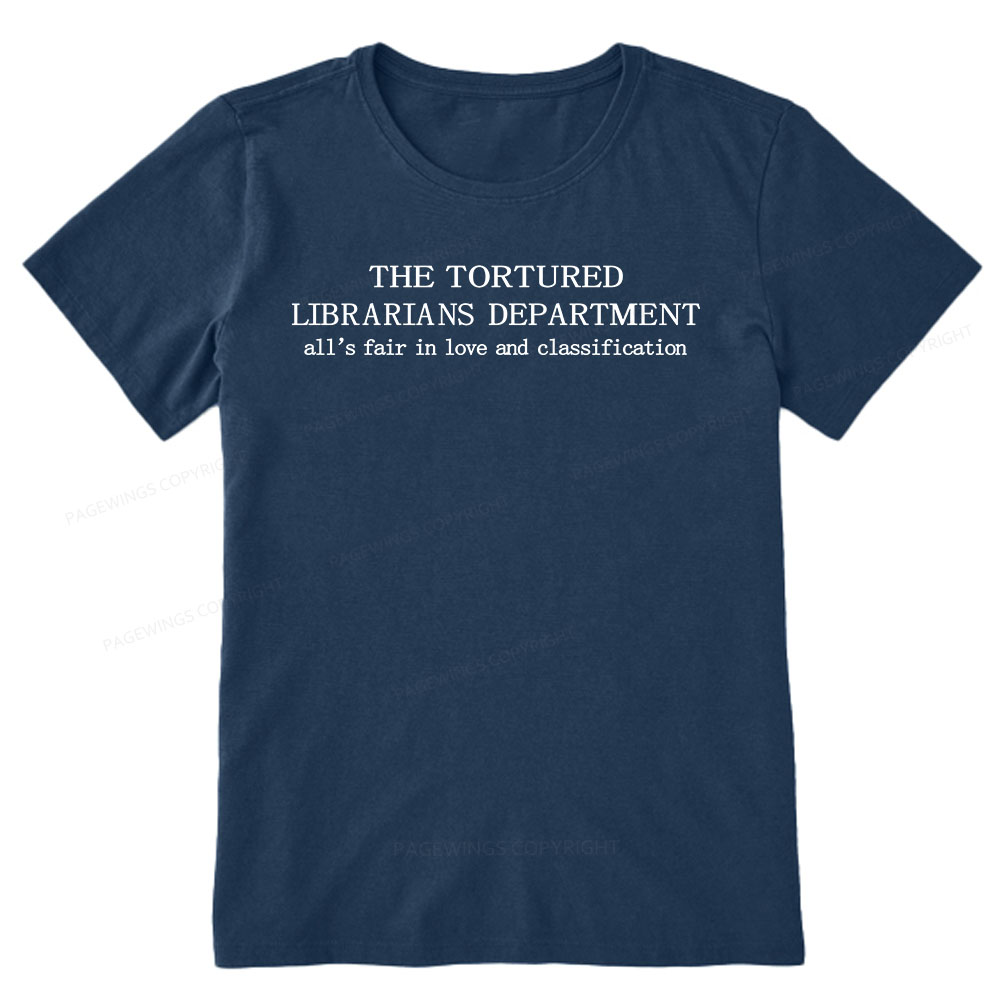 Pagewings The Tortured Librarians Departmen Unisex Classic T-shirt