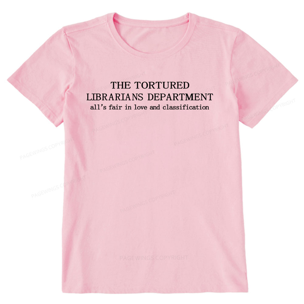 Pagewings The Tortured Librarians Departmen Unisex Classic T-shirt