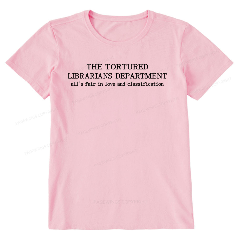 Pagewings The Tortured Librarians Departmen Unisex Classic T-shirt