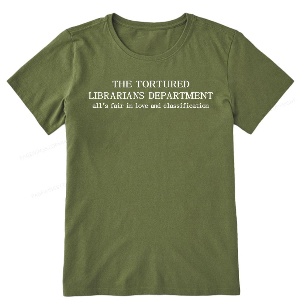 Pagewings The Tortured Librarians Departmen Unisex Classic T-shirt
