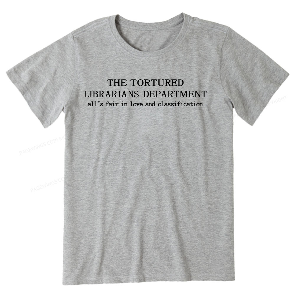 Pagewings The Tortured Librarians Departmen Unisex Classic T-shirt