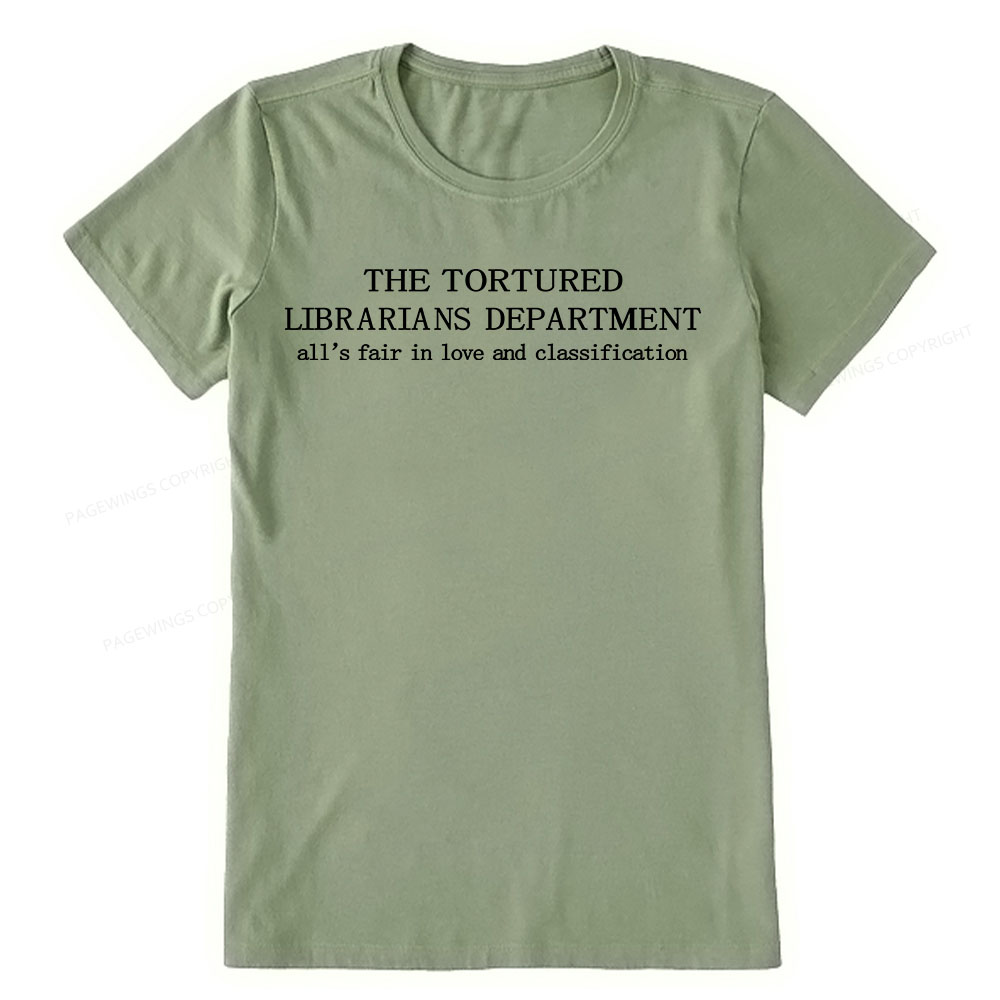 Pagewings The Tortured Librarians Departmen Unisex Classic T-shirt