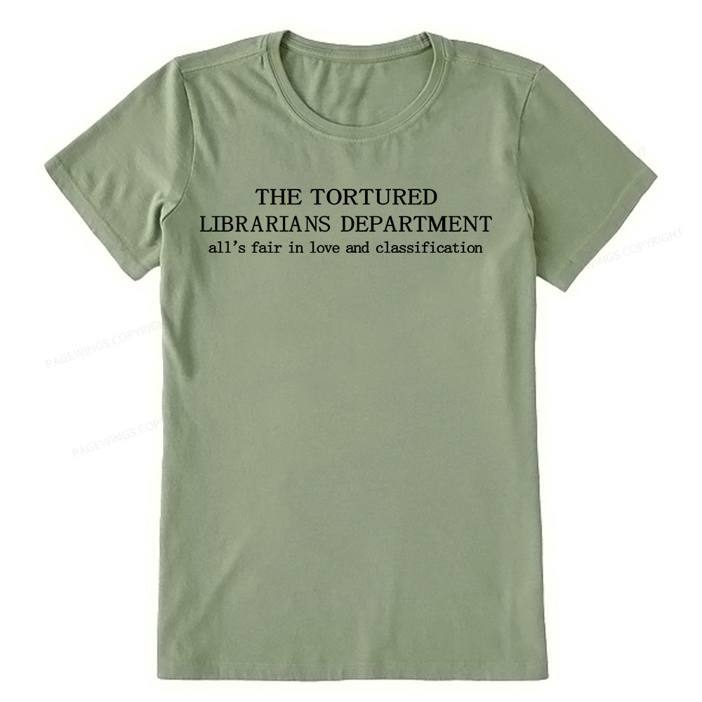 Pagewings The Tortured Librarians Departmen Unisex Classic T-shirt