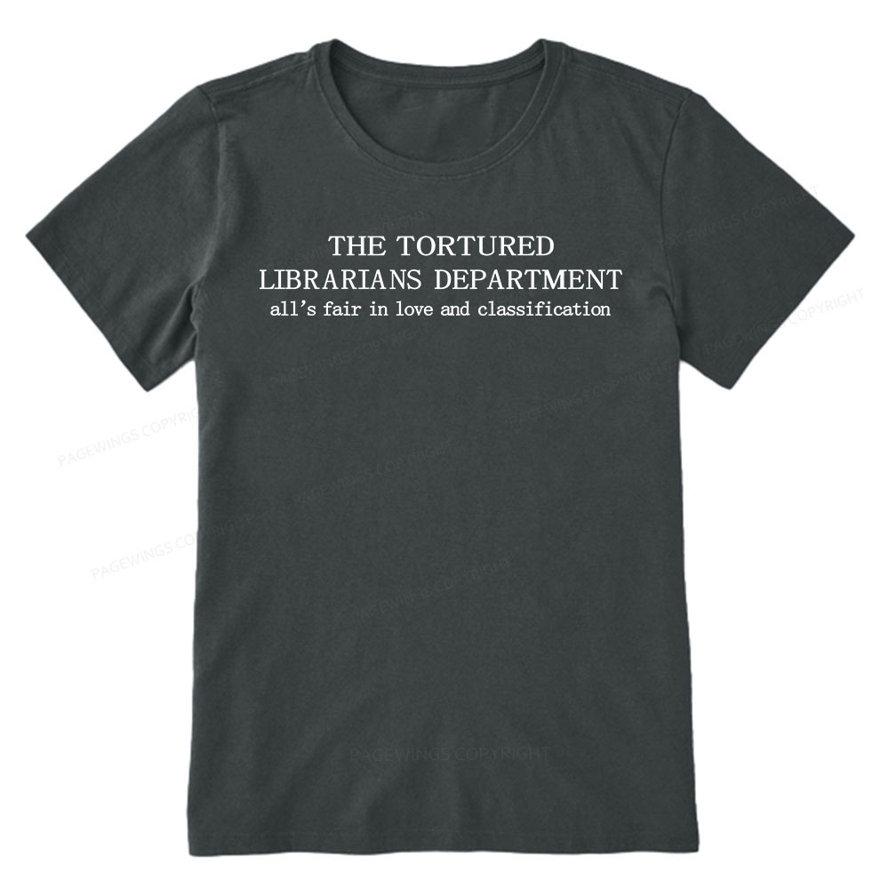 Pagewings The Tortured Librarians Departmen Unisex Classic T-shirt