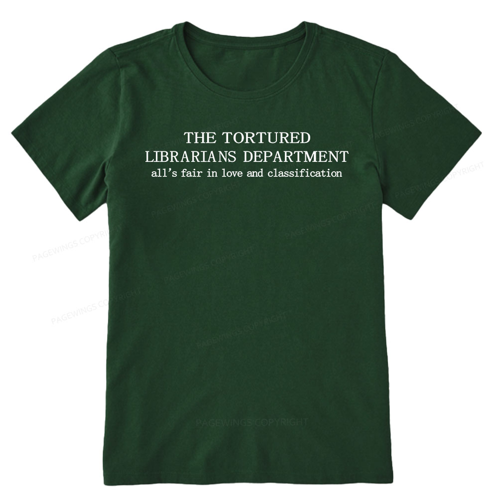Pagewings The Tortured Librarians Departmen Unisex Classic T-shirt