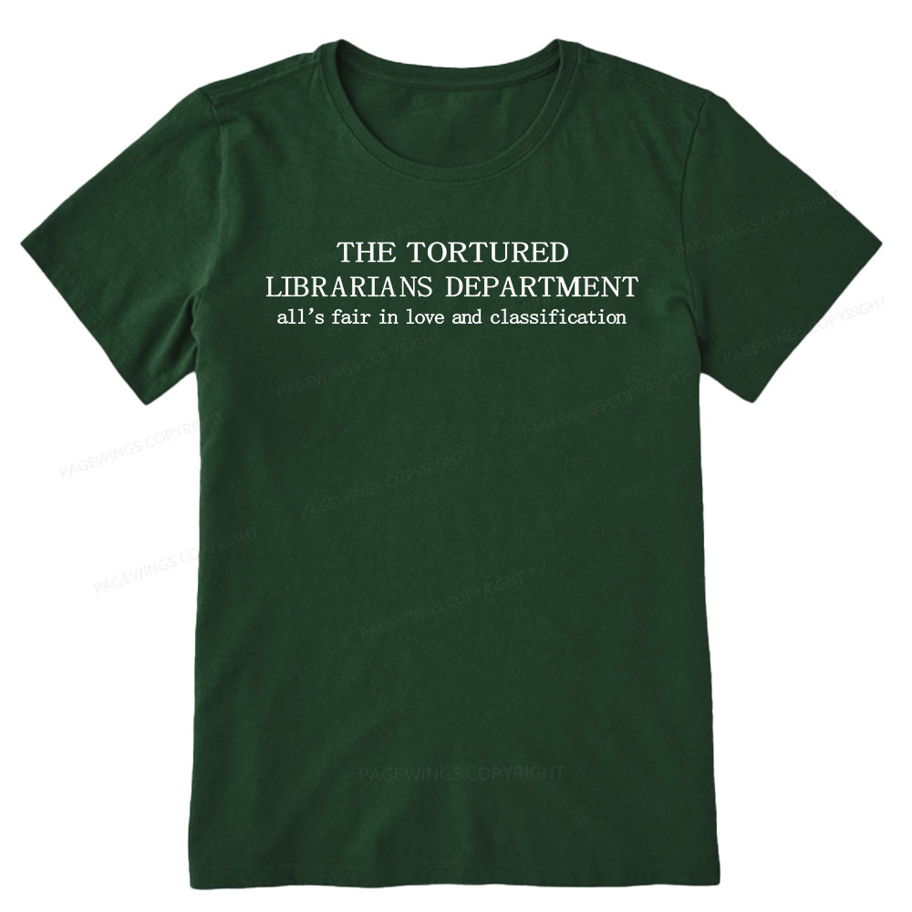 Pagewings The Tortured Librarians Departmen Unisex Classic T-shirt