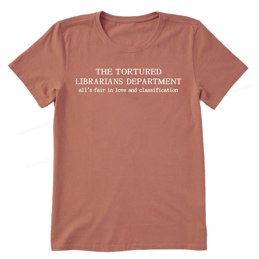 Pagewings The Tortured Librarians Departmen Unisex Classic T-shirt