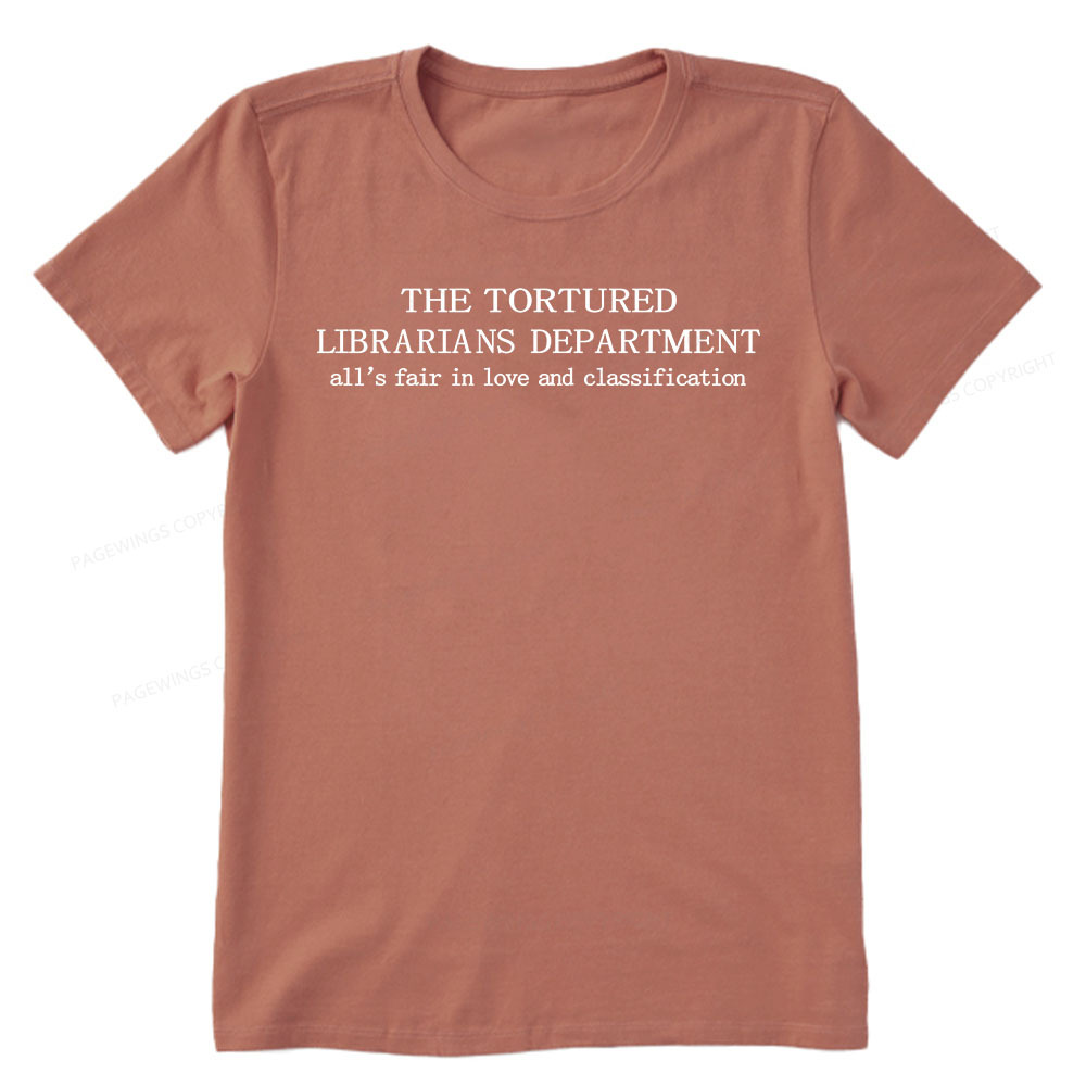 Pagewings The Tortured Librarians Departmen Unisex Classic T-shirt