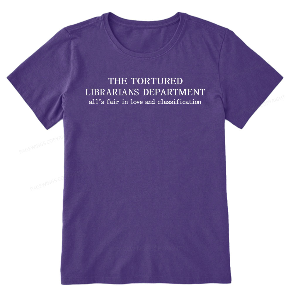 Pagewings The Tortured Librarians Departmen Unisex Classic T-shirt
