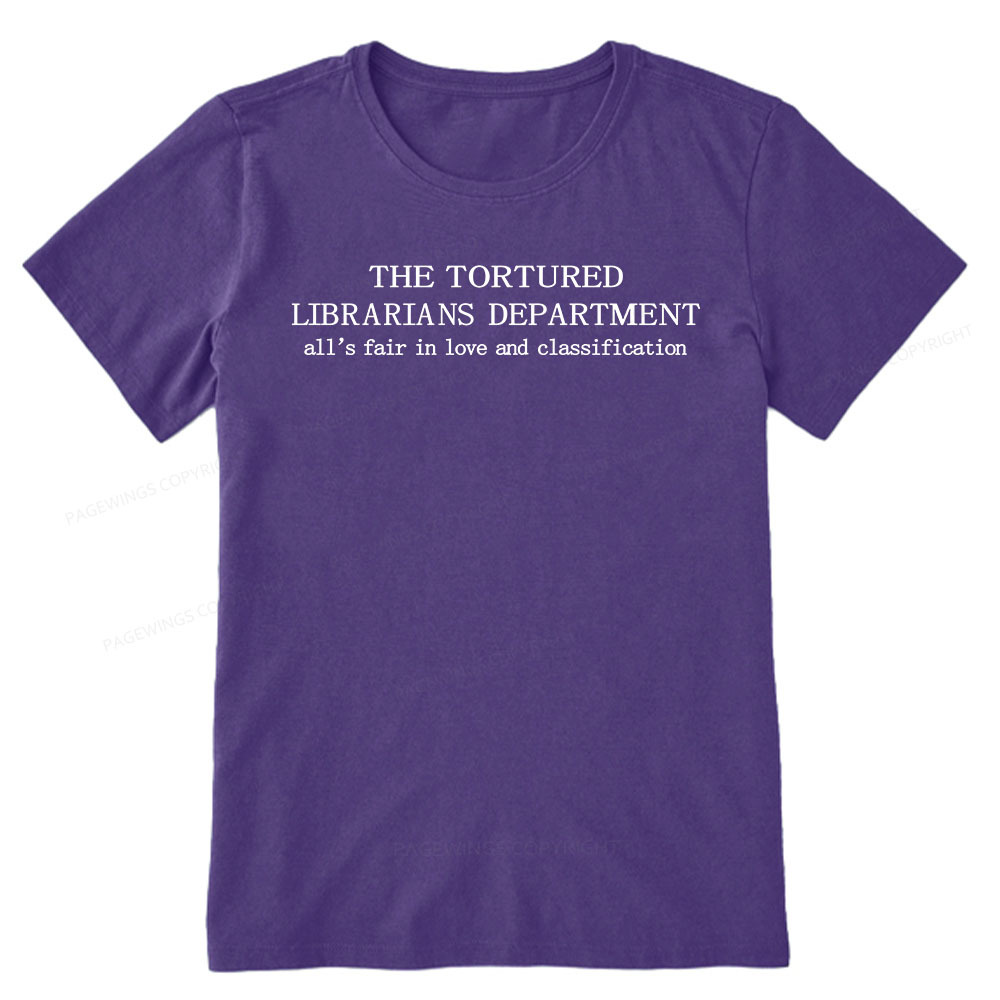 Pagewings The Tortured Librarians Departmen Unisex Classic T-shirt