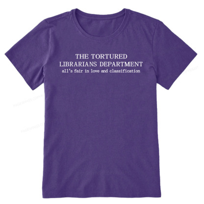 Pagewings The Tortured Librarians Departmen Unisex Classic T-shirt