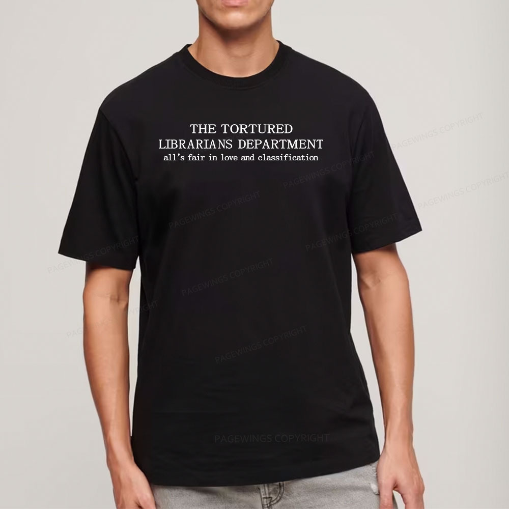 Pagewings The Tortured Librarians Departmen Unisex Classic T-shirt