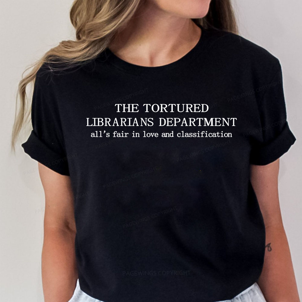 Pagewings The Tortured Librarians Departmen Unisex Classic T-shirt