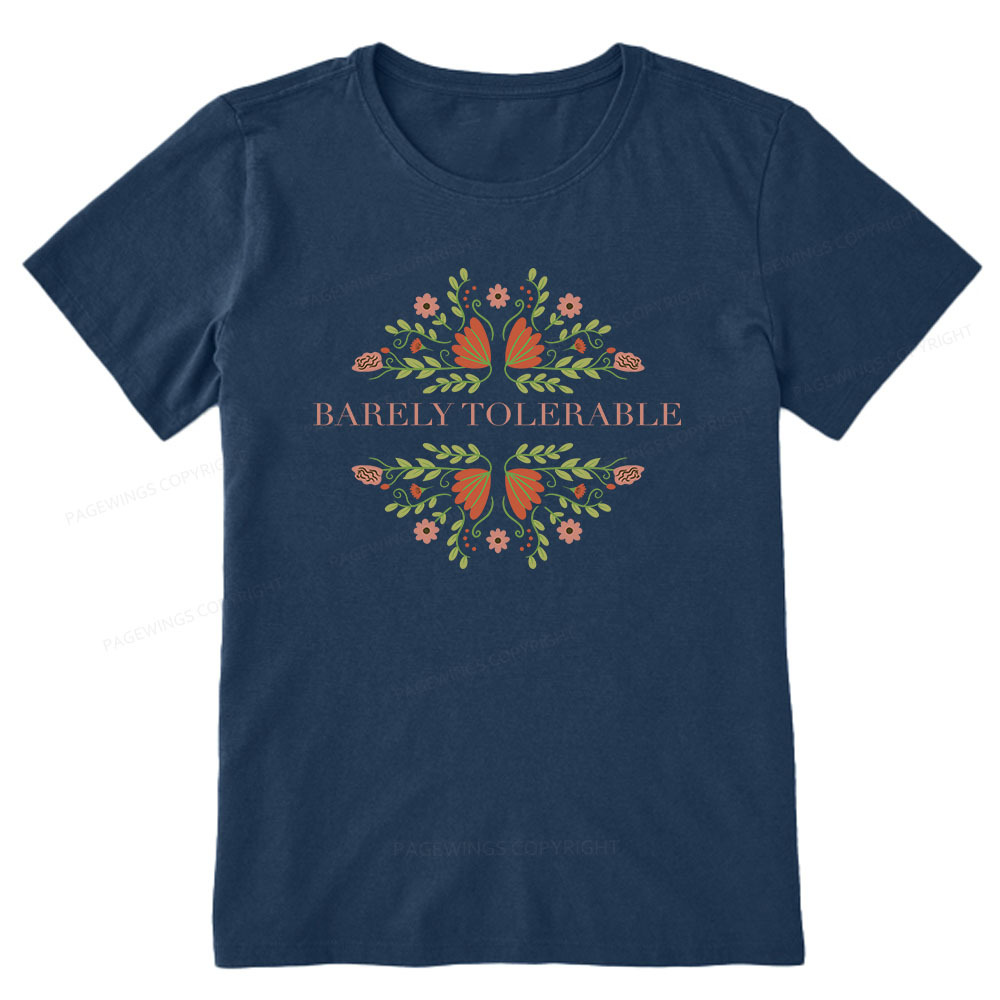 Pagewings Barely Tolerable Unisex Classic T-shirt