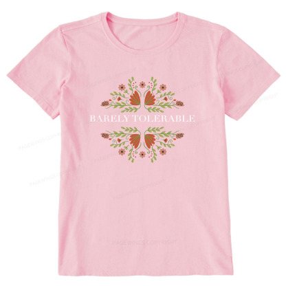Pagewings Barely Tolerable Unisex Classic T-shirt